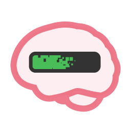 the Optimem logo: a brain with a progress bar inside